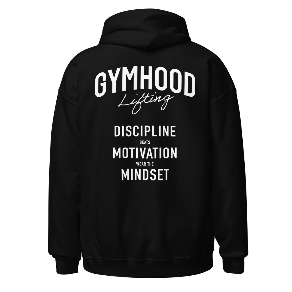 GYMHOOD Discipline graphic gym hoodie